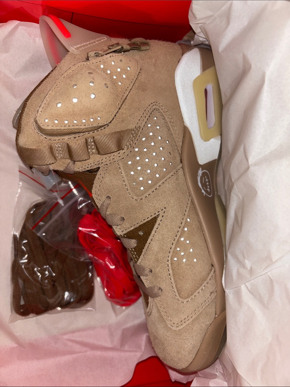 Nike Jordan 6 Retro Travis Scott British Khaki - Picture 7 of 7